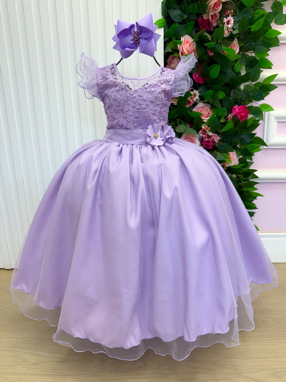 Vestido Mini Miss Longo Suzy Lilas (VESTSZYLNGSZLLS)