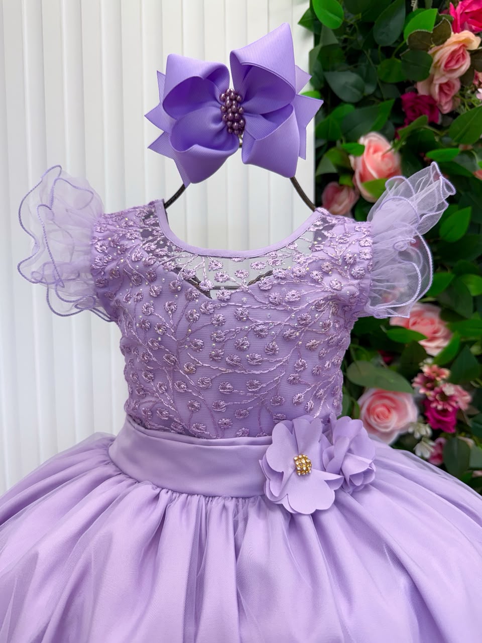 Vestido Mini Miss Longo Suzy Lilas (VESTSZYLNGSZLLS)