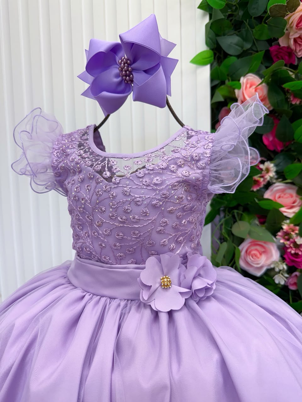 Vestido Mini Miss Longo Suzy Lilas (VESTSZYLNGSZLLS)