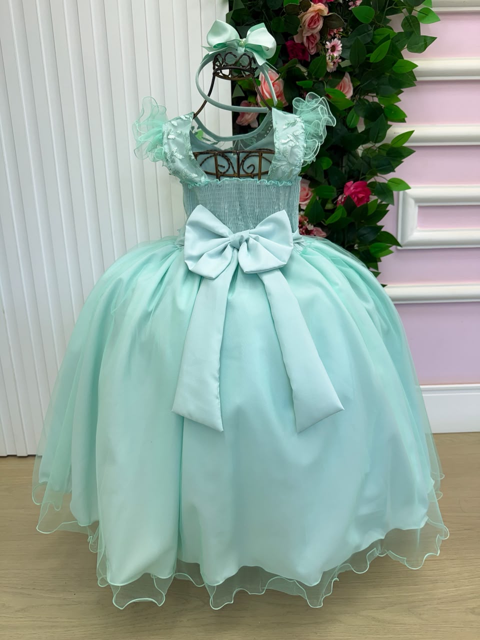 Vestido Mini Miss Longo Suzy Verde Menta (VESTMNMISSLNGSZVRVRDMNT)