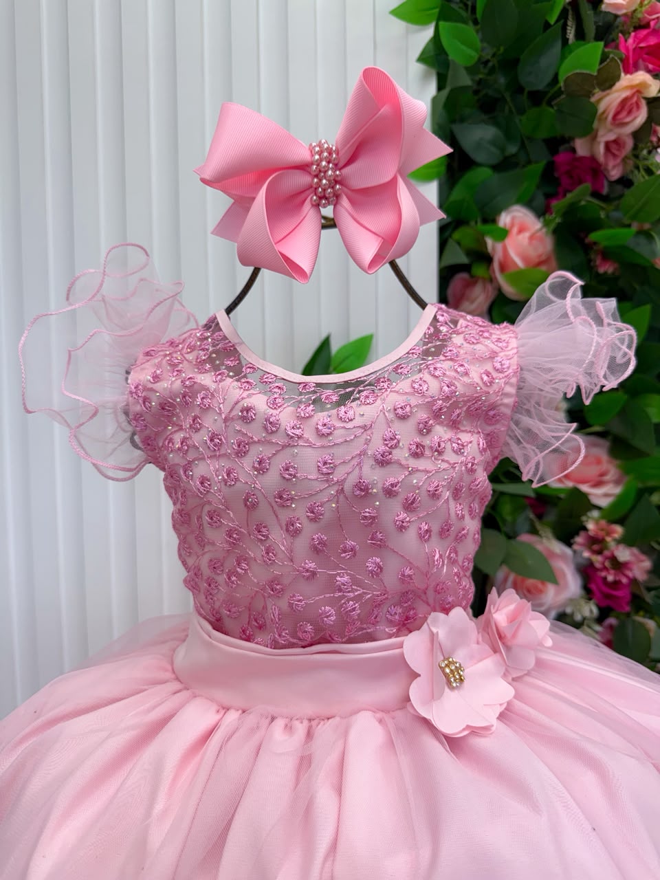 Vestido Mini Miss Longo Suzy Rosa Bebe (VESTMNMLSRSBB)