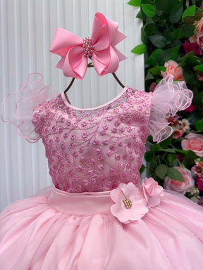 Vestido Mini Miss Longo Suzy Rosa Bebe (VESTMNMLSRSBB)