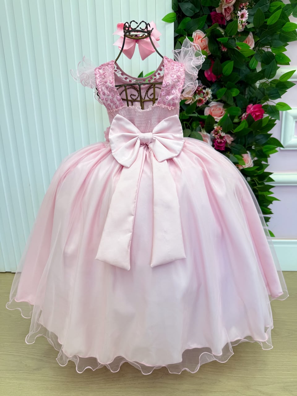 Vestido Mini Miss Longo Suzy Rosa Bebe (VESTMNMLSRSBB)