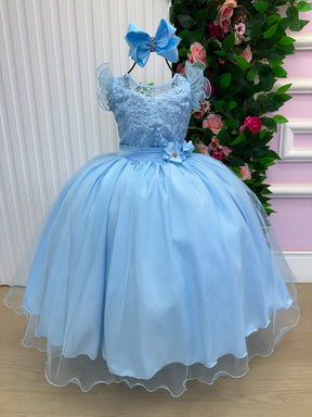 Vestido Mini Miss Longo Suzy Azul Bebe (VESTMNMSSLNGSZAZBB)