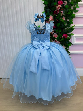 Vestido Mini Miss Longo Suzy Azul Bebe (VESTMNMSSLNGSZAZBB)