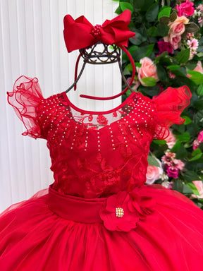 Vestido Mini Miss Longo Suzy Vermelho (VESTMNLSV)
