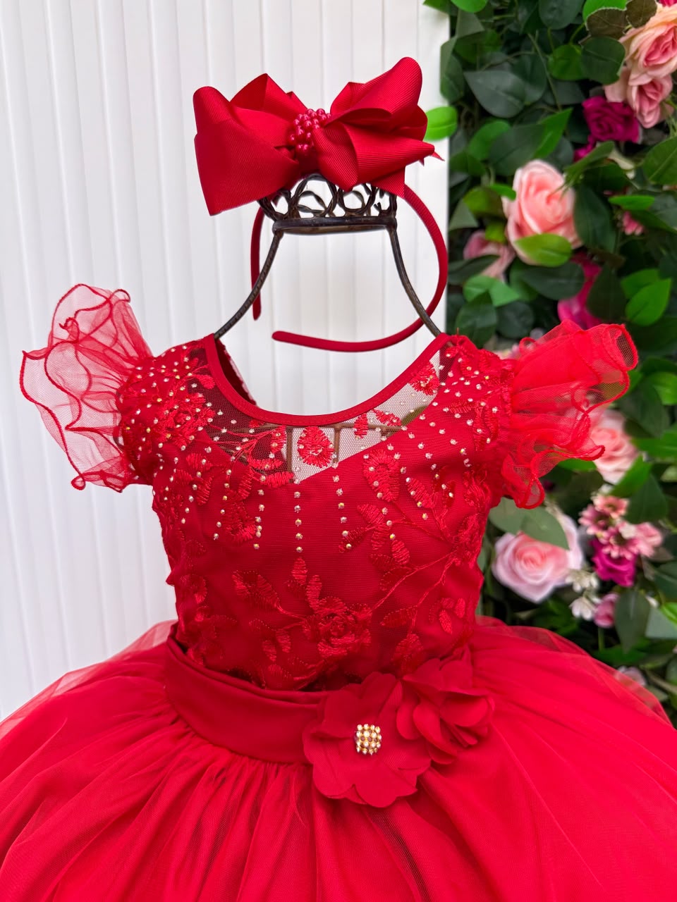 Vestido Mini Miss Longo Suzy Vermelho (VESTMNLSV)