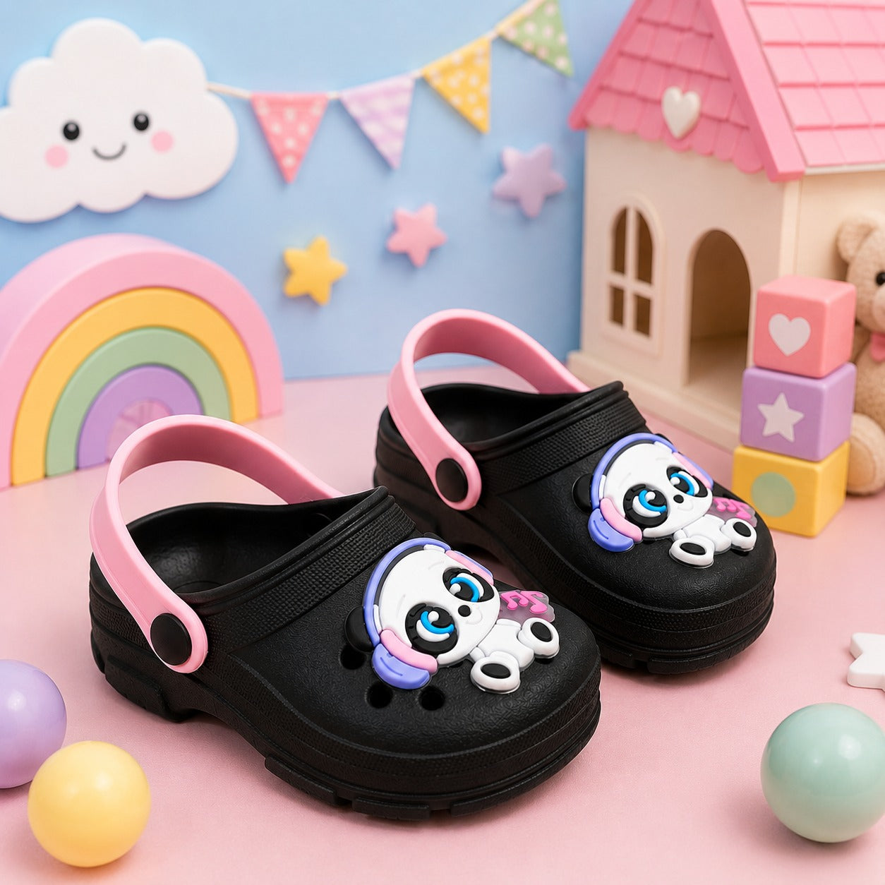 Babuche StarPink Pandinha - Panda (BBSPPD)