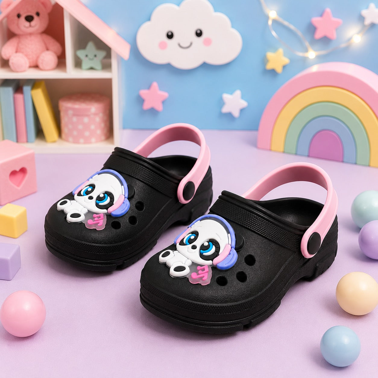 Babuche StarPink Pandinha - Panda (BBSPPD)