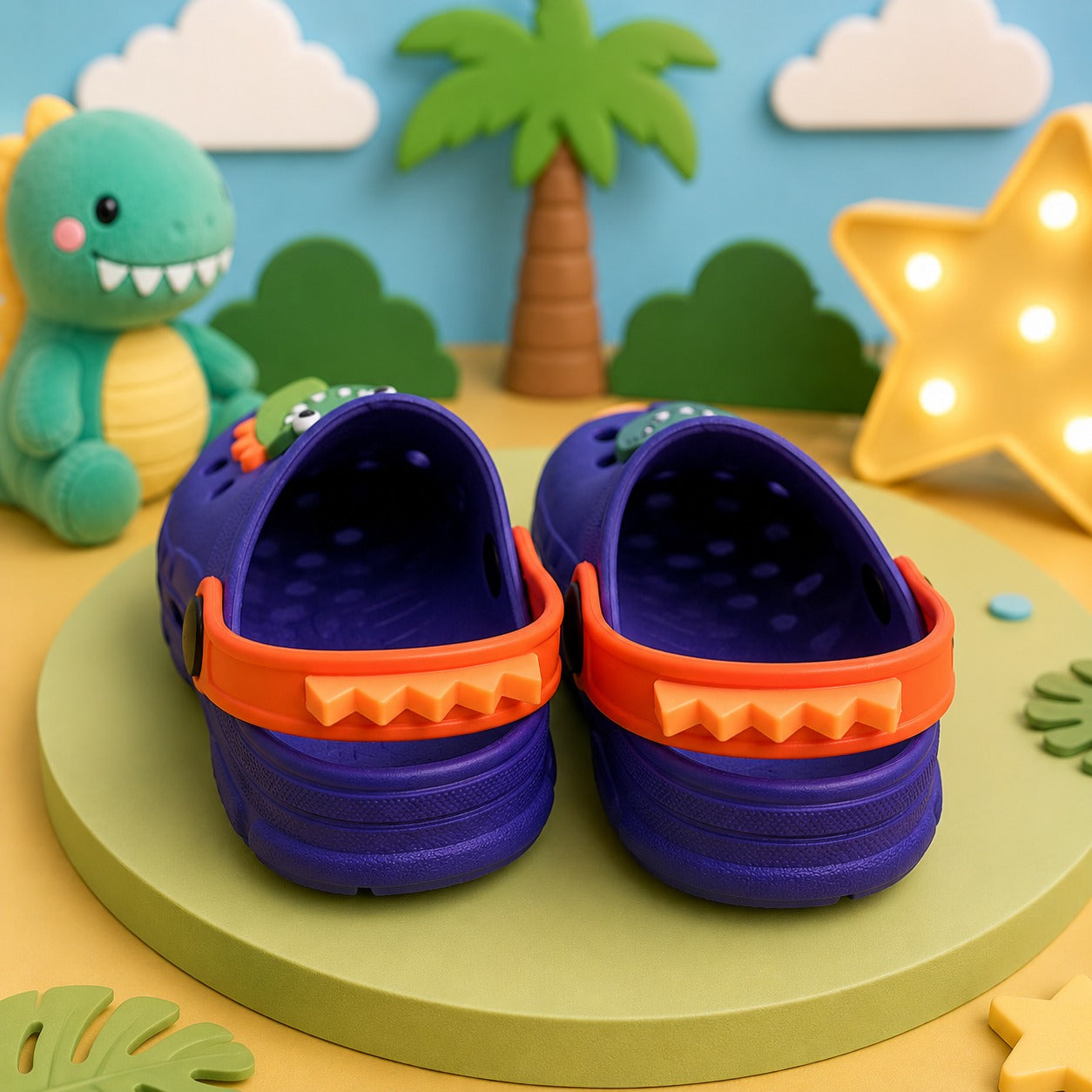 Babuche StarPink Dinossauro Azul Marinho (BBCSDNAZLMR)