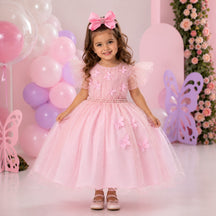 Vestido Menina Bonita Maju Rosa (VESTMNBNTMJRS)
