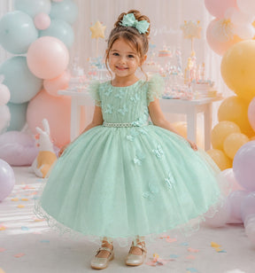 Vestido Menina Bonita Maju Verde Menta (VESTMNBNTNJVRD)