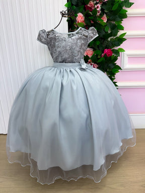 Vestido Mini Miss Longo Carol Prata (VESTMNLGNCRLPRT)
