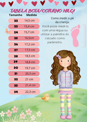Bota Nilqi Manu Marrom-Caramelo Estrela (BTNLIQCRMLETLMDL)