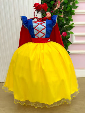 Fantasia/ Vestido Mini Miss Longo Princesa Maça (FANTVESTMNMSSLNGMC)
