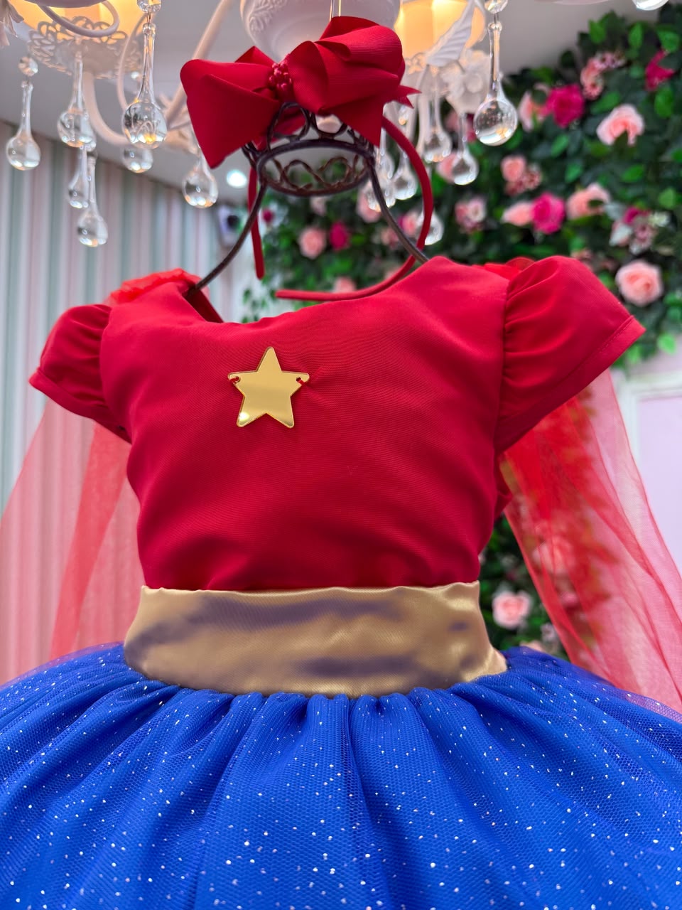 Fantasia/ Vestido Mini Miss Menina Da Justiça (FANTVESTMNMSMNEDJDJTC)