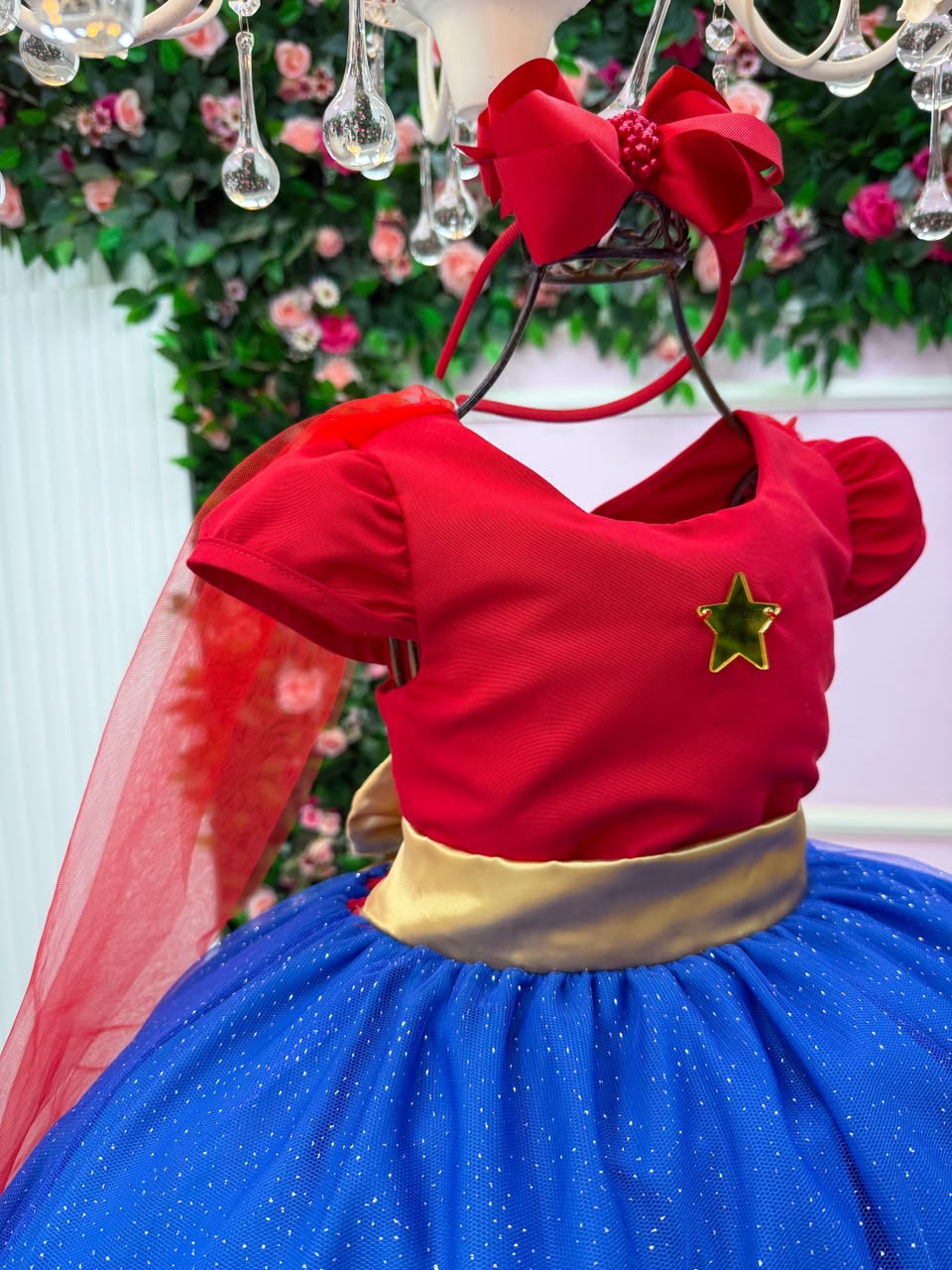 Fantasia/ Vestido Mini Miss Menina Da Justiça (FANTVESTMNMSMNEDJDJTC)