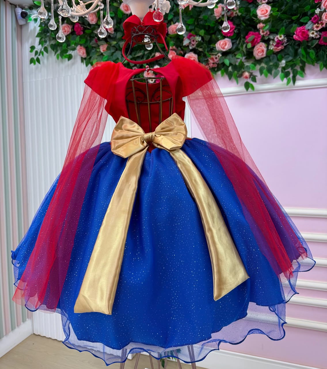 Fantasia/ Vestido Mini Miss Menina Da Justiça (FANTVESTMNMSMNEDJDJTC)