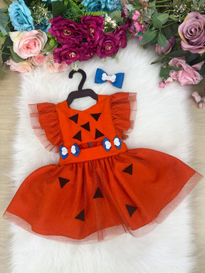 Romper/Vestido Princesa Belli Pequena Pedrita (RMPEVESTPRNCSBLPQNPDT)