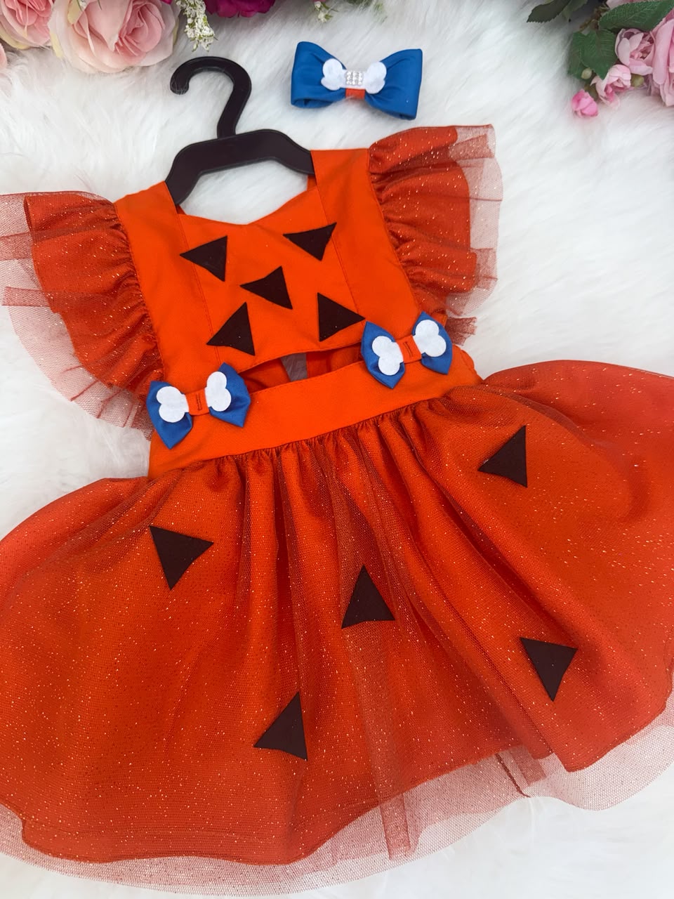 Romper/Vestido Princesa Belli Pequena Pedrita (RMPEVESTPRNCSBLPQNPDT)