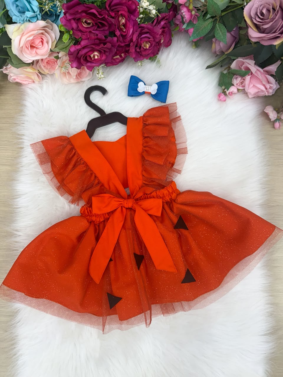 Romper/Vestido Princesa Belli Pequena Pedrita (RMPEVESTPRNCSBLPQNPDT)