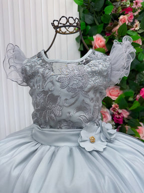 Vestido Mini Miss Longo Suzy Prata (VESTMNMISLNGSZYPRT)