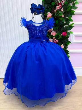 Vestido Mini Miss Longo Suzy Azul Royal (VESTMNMISLNGSZAZLRYAL)