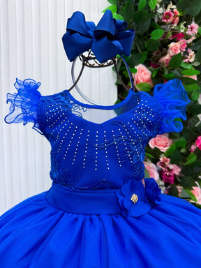 Vestido Mini Miss Longo Suzy Azul Royal (VESTMNMISLNGSZAZLRYAL)