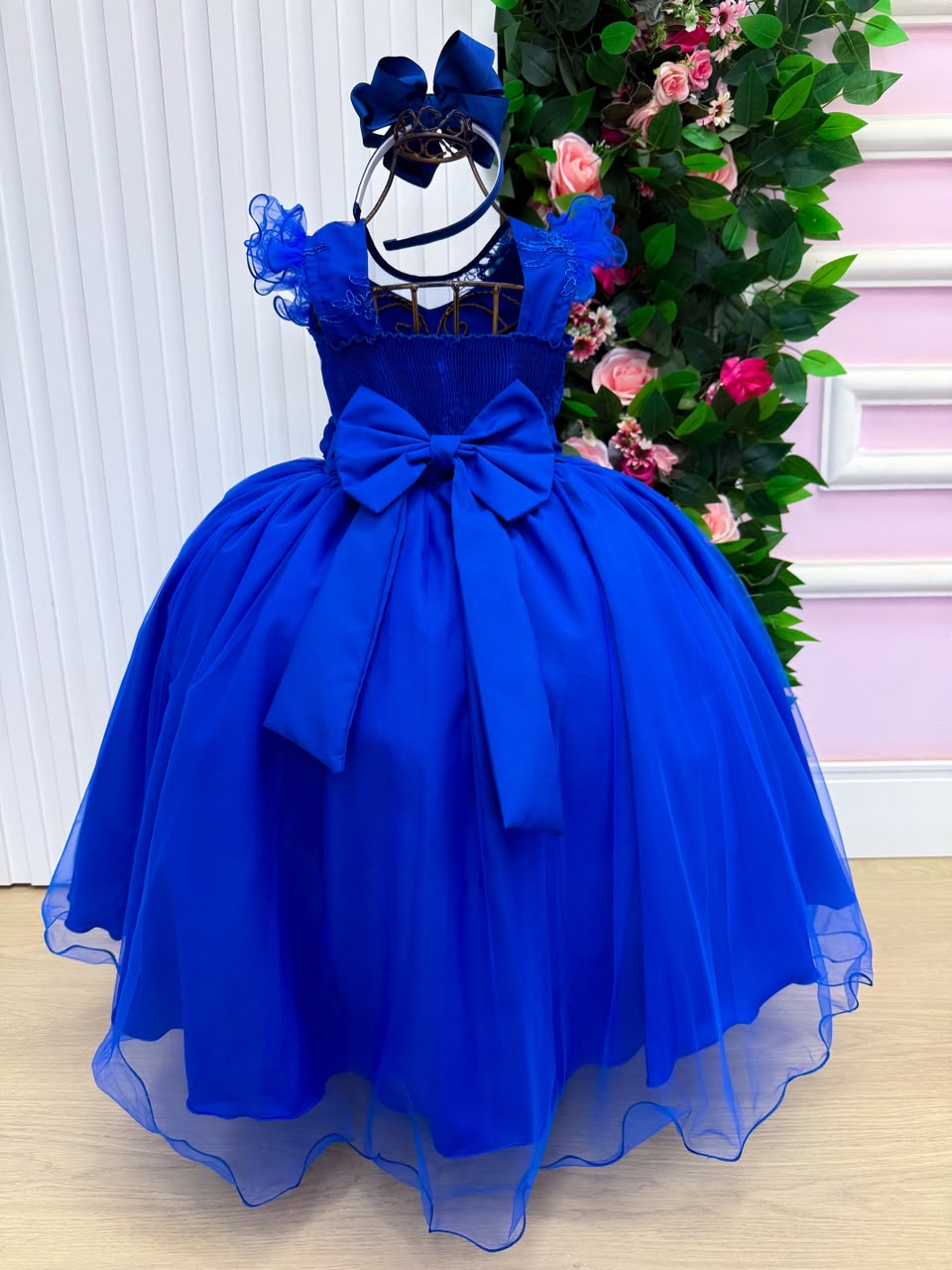 Vestido Mini Miss Longo Suzy Azul Royal (VESTMNMISLNGSZAZLRYAL)