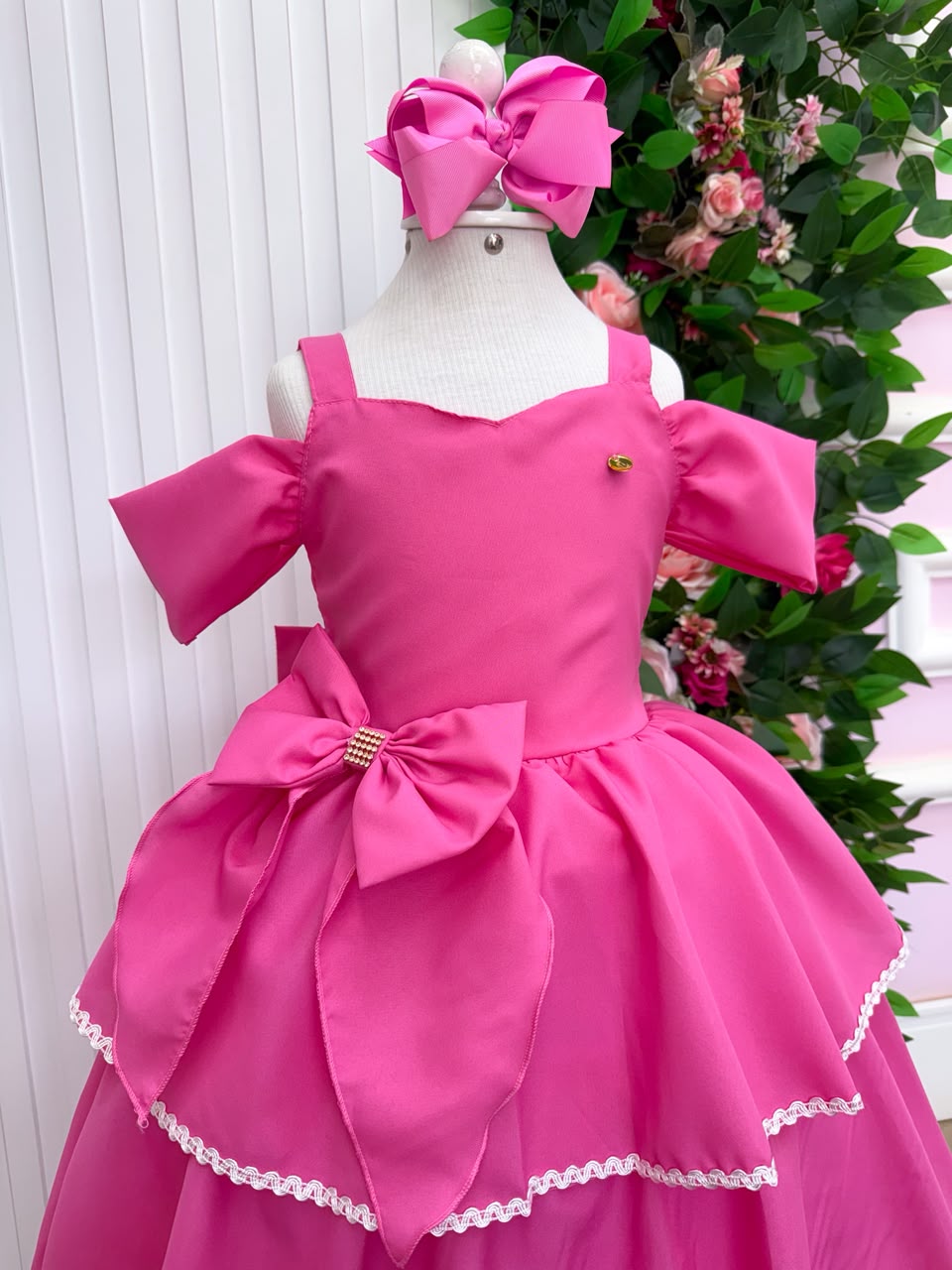 Vestido Banana Club Longo Safira Rosa Chiclete (VESTBNCLBLNGSFRRSCHT)
