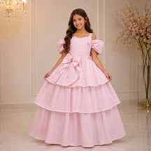 Vestido Banana Club Longo Safira Rosa Bebe (VESTBNNCLBLNGSFRRSBB)
