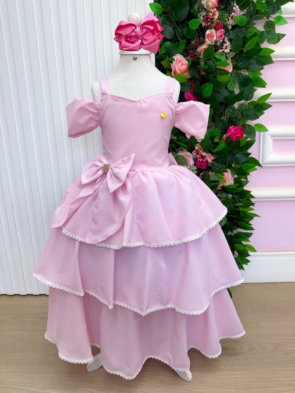 Vestido Banana Club Longo Safira Rosa Bebe (VESTBNNCLBLNGSFRRSBB)