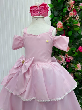 Vestido Banana Club Longo Safira Rosa Bebe (VESTBNNCLBLNGSFRRSBB)