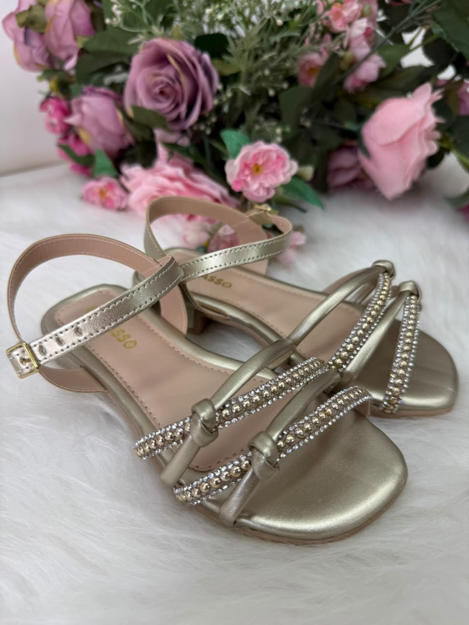 Sandália StarPink Violeta Dourado (SNDALIASRPNVOLTDRD)