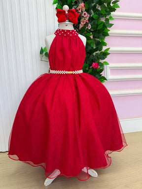 Vestido Banana Club Longo Âmbar Vermelho (VESTBNCLBNLNGAMVRM)