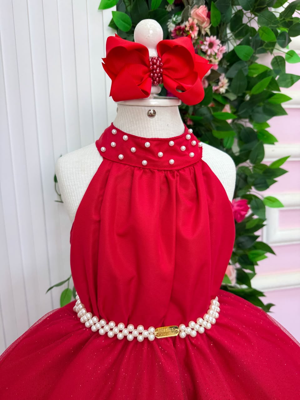 Vestido Banana Club Longo Âmbar Vermelho (VESTBNCLBNLNGAMVRM)