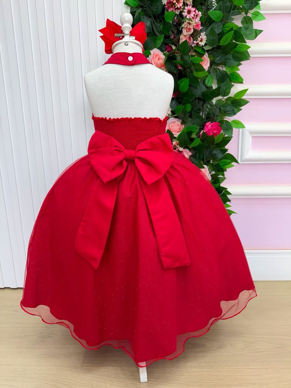 Vestido Banana Club Longo Âmbar Vermelho (VESTBNCLBNLNGAMVRM)