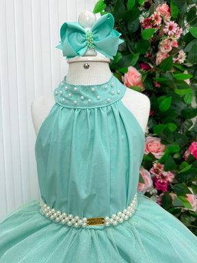 Vestido Banana Club Longo Âmbar Verde Menta (VESTBNCLBLNGAMBRVTDMN)