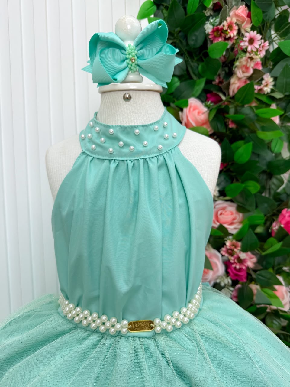 Vestido Banana Club Longo Âmbar Verde Menta (VESTBNCLBLNGAMBRVTDMN)