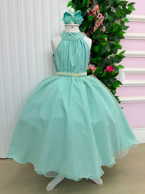 Vestido Banana Club Longo Âmbar Verde Menta (VESTBNCLBLNGAMBRVTDMN)