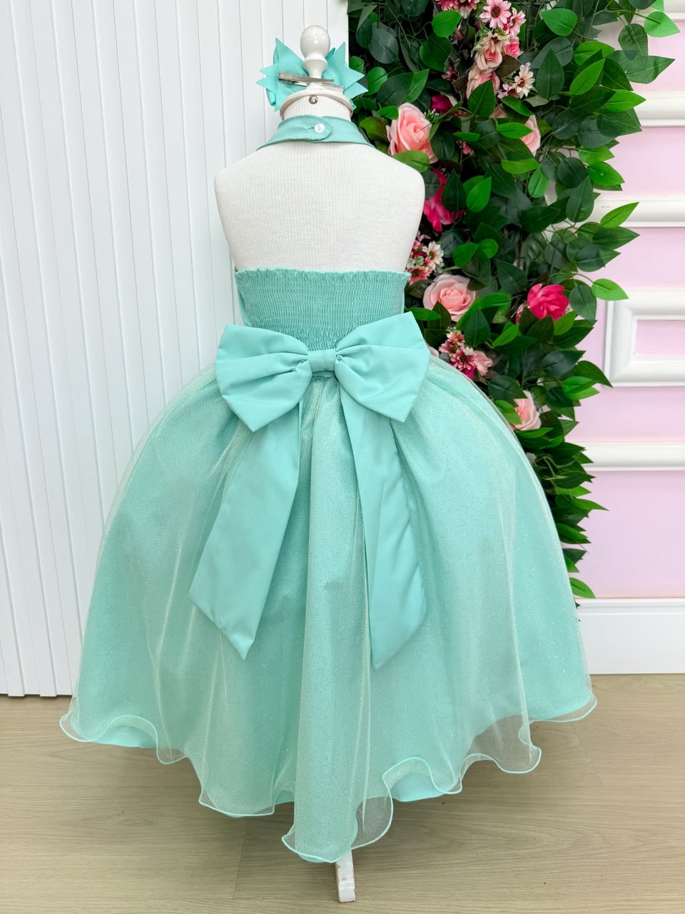 Vestido Banana Club Longo Âmbar Verde Menta (VESTBNCLBLNGAMBRVTDMN)