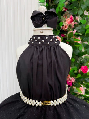 Vestido Banana Club Longo Âmbar Preto (VESTBANCLBAMBPRT)