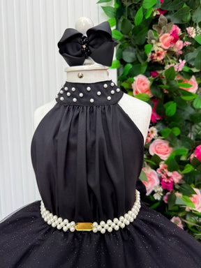 Vestido Banana Club Longo Âmbar Preto (VESTBANCLBAMBPRT)