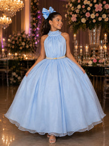 Vestido Banana Club Longo Âmbar Azul Bebe (VESTBNANCLBLNGAMBRAZLB)
