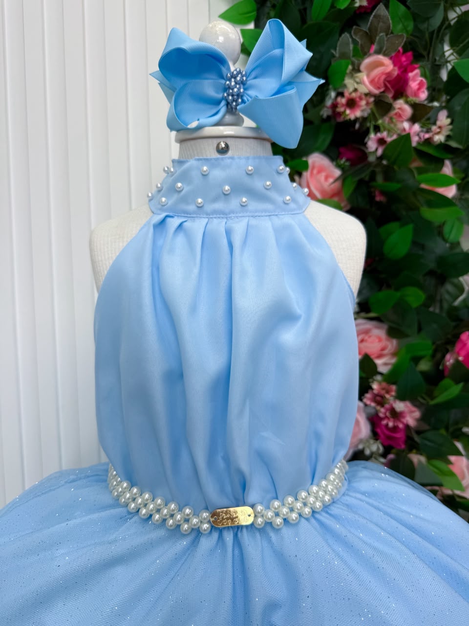 Vestido Banana Club Longo Âmbar Azul Bebe (VESTBNANCLBLNGAMBRAZLB)