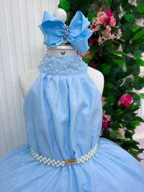Vestido Banana Club Longo Âmbar Azul Bebe (VESTBNANCLBLNGAMBRAZLB)