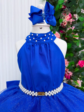 Vestido Banana Club Longo Âmbar Azul Royal (VESTBNANCLBLNGAMBAZRAAL)