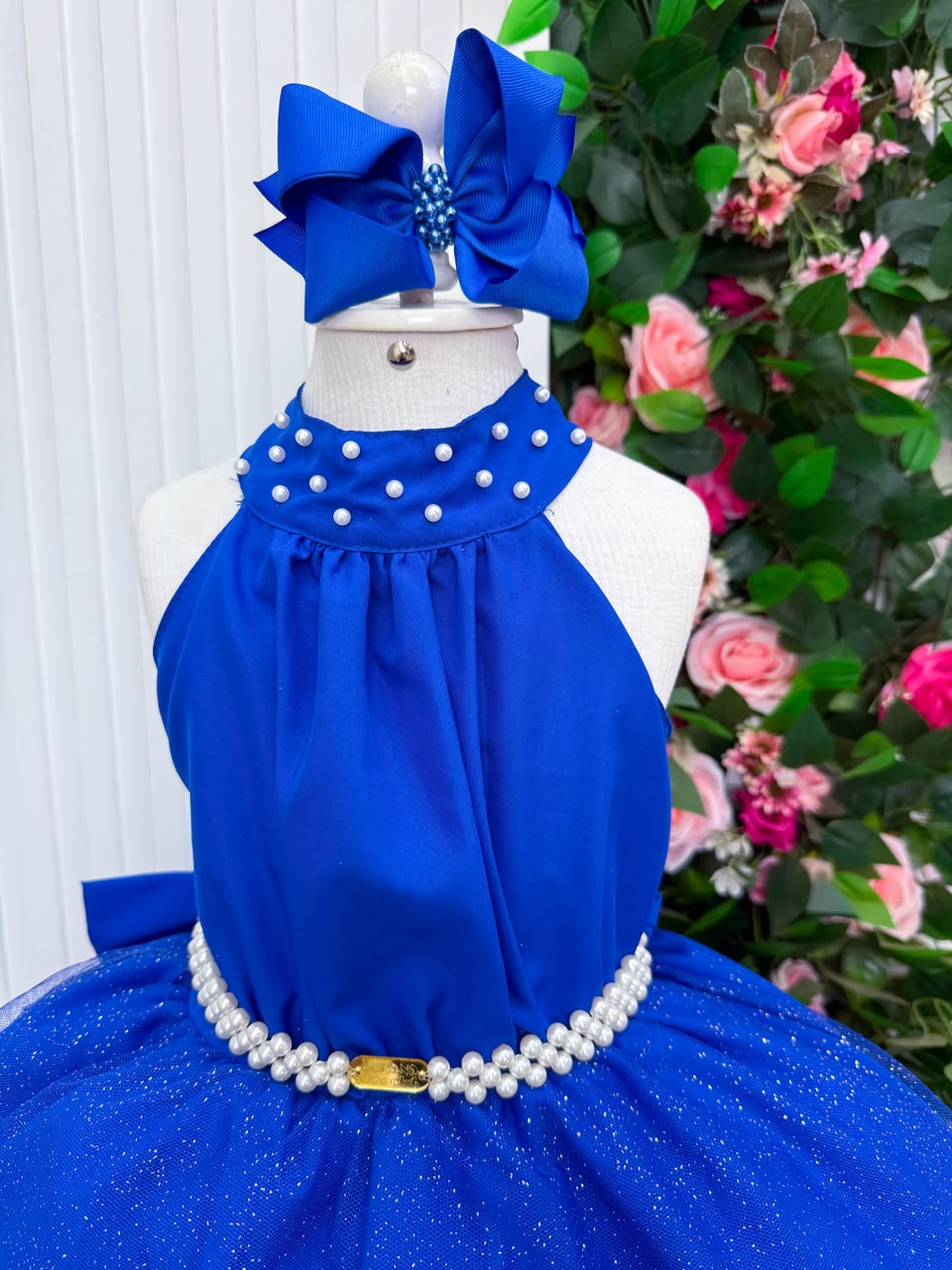 Vestido Banana Club Longo Âmbar Azul Royal (VESTBNANCLBLNGAMBAZRAAL)