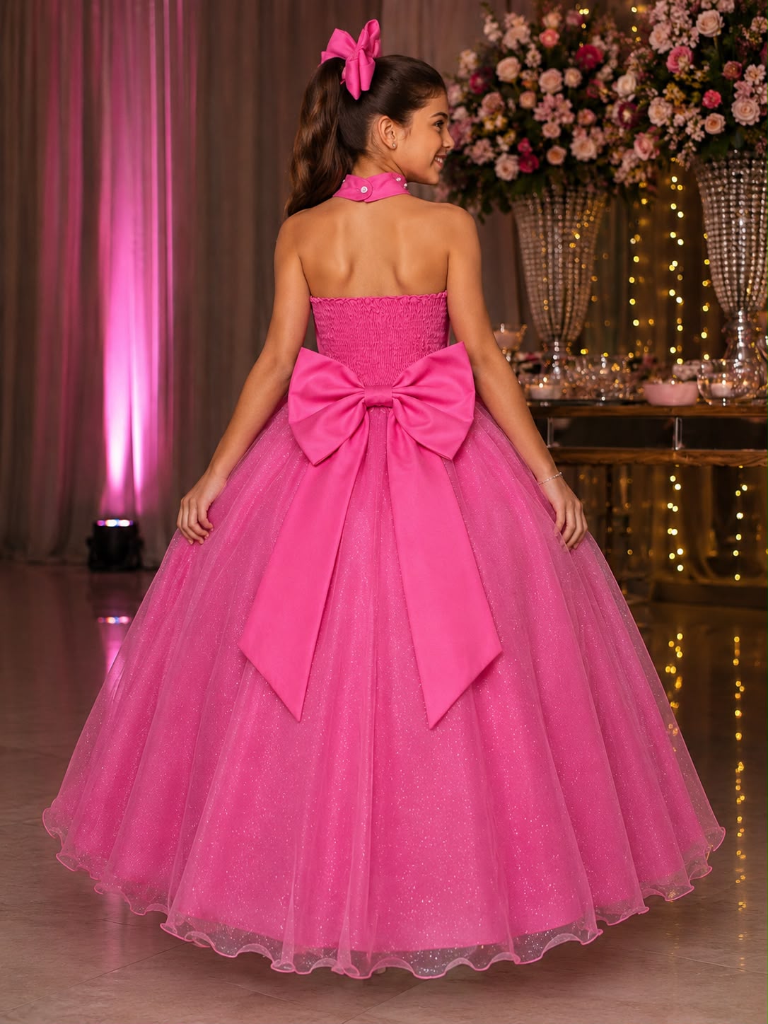 Vestido Banana Club Longo Âmbar Rosa Chiclete (VESTBNANCLBLNGAMBRS)