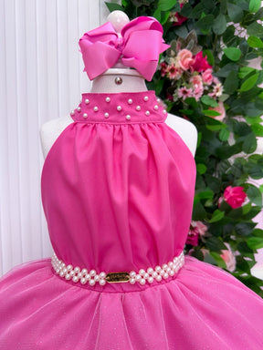 Vestido Banana Club Longo Âmbar Rosa Chiclete (VESTBNANCLBLNGAMBRS)